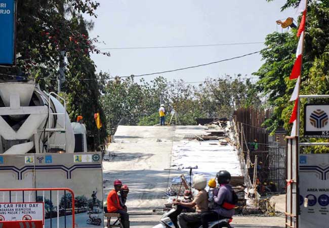 Sebentar Lagi Overpass Manahan Rampung