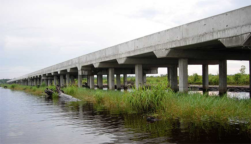 Pengerjaan Jalan Bereng Bengkel - KM 35 (Pile Slab)